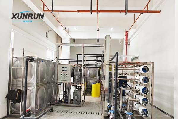 陕西高陵西无二电子厂10吨/小时双级反渗透+EDI超纯水系统