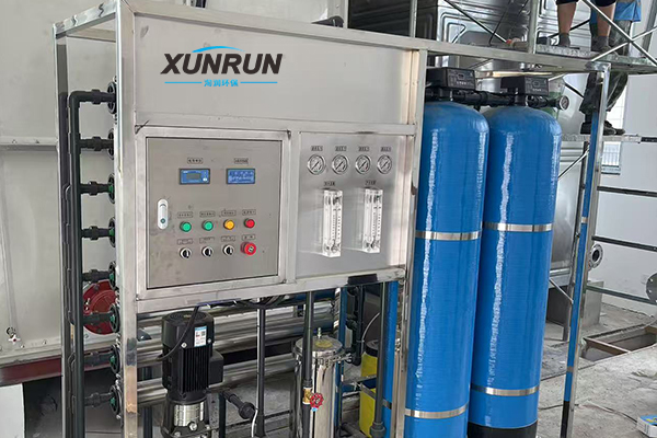 临潼某工厂2吨/小时反渗透设备安装，解决70名员工日常健康饮水难题